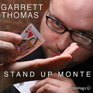 Stand Up Monte (Gimmicks and Online Instructions) by Garrett Thomas and Kozmomagic – Trick - magic tricks
