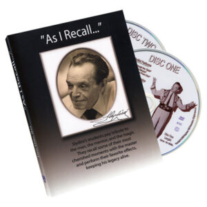 As I Recall (2 DVD Set) – Tony Slydini - magic tricks