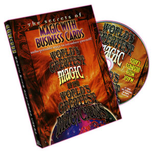 World’s Greatest Magic: Magic with Business Cards – DVD - magic tricks