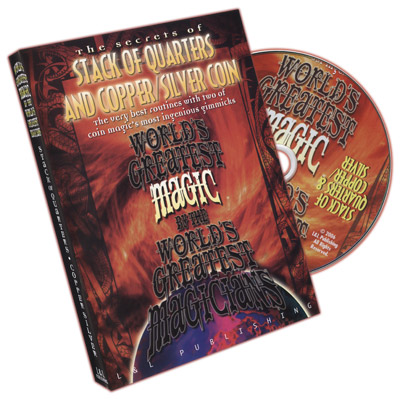 World’s Greatest Magic: Stack Of Quarters and Copper/Silver Coin – DVD - magic tricks