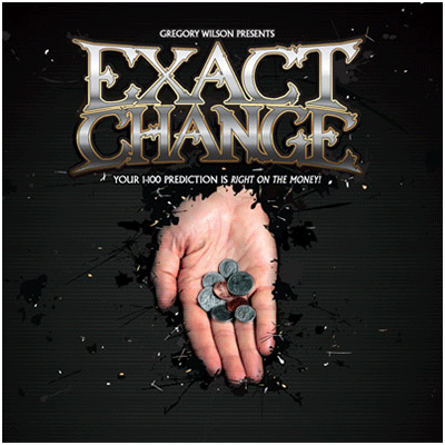 Exact Change by Gregory Wilson (DVD and Gimmick) – Trick - magic tricks