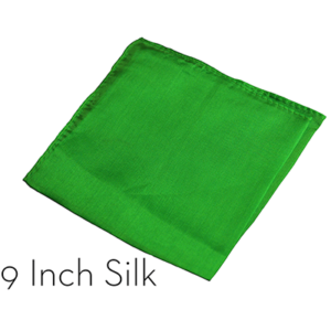 Silk 9 inch (Green) Magic by Gosh – Trick - magic tricks