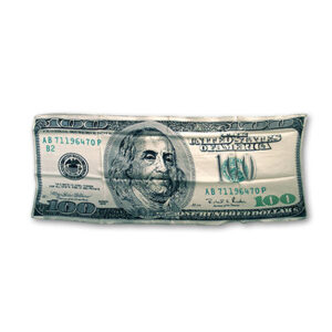 $100 bill Silk 36 inch by Magic by Gosh – Trick - magic tricks