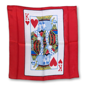 Silk 18 inch King of Hearts Card from Magic by Gosh – Trick - magic tricks