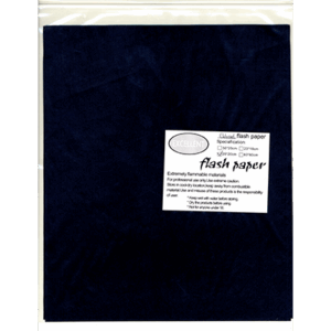 Flash Paper five pack(25x20cm) Black – Trick - magic tricks