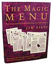 Magic Menu: Years 1 through 5 – Book - magic tricks