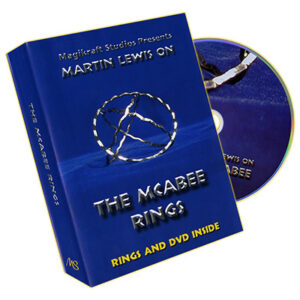 McAbee Rings (Gold Rings and DVD) by Martin Lewis – Trick - magic tricks