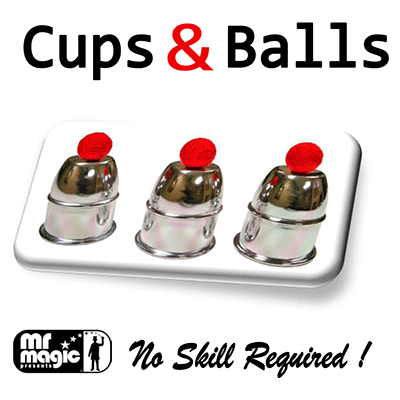 Cups and Balls (Mirror Polish AL) by Mr. Magic – Trick - magic tricks