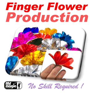 Finger Flower Production (Set of 16) by Mr. Magic – Trick - magic tricks