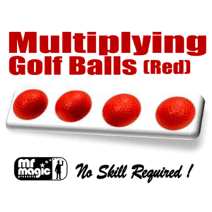 Multiplying Golf Balls (Red) by Mr. Magic – Trick - magic tricks