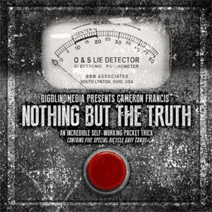 BIGBLINDMEDIA Presents Nothing but the Truth (Download and Gimmicks) by Cameron Francis – DVD - magic tricks