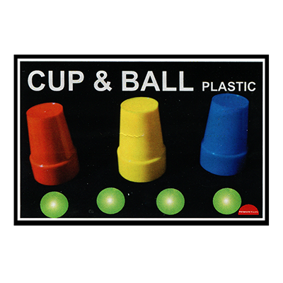 Cups and Balls (Plastic) by Premium Magic – Trick - magic tricks