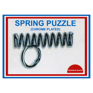 Spring Puzzle (Chrome Plated) by Premuim Magic – Trick - magic tricks