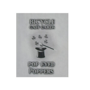Pop Eyed Popper Deck Bicycle (Red) - magic tricks