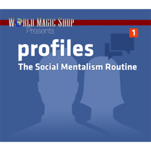 Profiles: The Social Mentalism Routine (DVD and Gimmick) by World Magic Shop – DVD - magic tricks