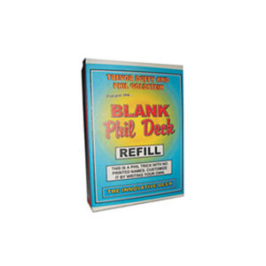 Refill for Blank Phil Deck  by Trevor Duffy – Tricks - magic tricks
