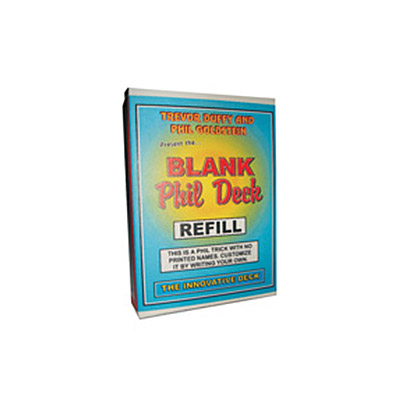 Refill for Blank Phil Deck by Trevor Duffy – Tricks - magic tricks