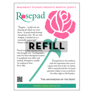 The Rose Pad REFILL by Martin Lewis – Trick - magic tricks