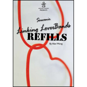REFILL for Souvenir Linking Loverbands (20 link, 10 single, BANDS ONLY) by Alan Wong – Tricks - magic tricks