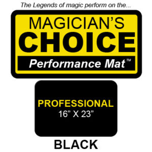 Professional Close-Up Mat (BLACK – 16×23) by Ronjo – Trick - magic tricks
