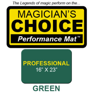 Professional Close-Up Mat (GREEN – 16×23) by Ronjo – Trick - magic tricks