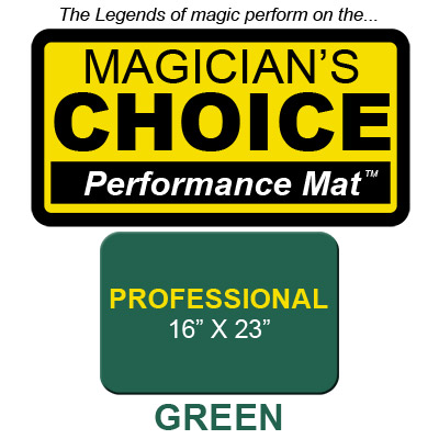 Professional Close-Up Mat (GREEN – 16×23) by Ronjo – Trick - magic tricks