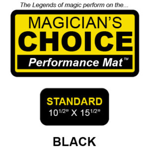Standard Close-Up Mat (BLACK – 10.5×15.5) by Ronjo – Trick - magic tricks