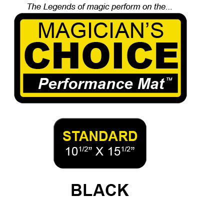 Standard Close-Up Mat (BLACK – 10.5×15.5) by Ronjo – Trick - magic tricks