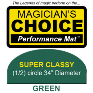 Super Classy Close-Up Mat (GREEN – 34 inch) by Ronjo – Trick - magic tricks
