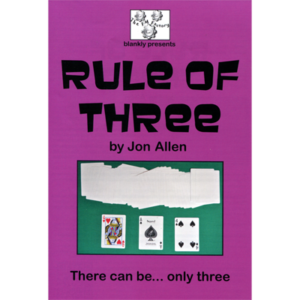 Rule of Three by Jon Allen – Trick - magic tricks