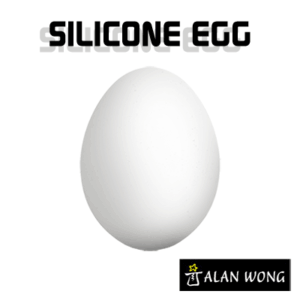 Silicone Egg (White) by Alan Wong – Trick - magic tricks
