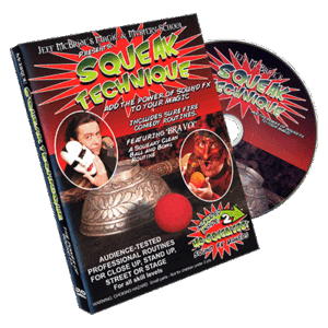 Squeak Technique (DVD and Squeakers) by Jeff McBride – DVD - magic tricks