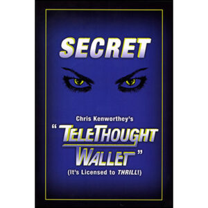 Telethought Wallet (Original) by Chris Kenworthey – Trick - magic tricks
