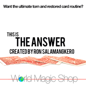 The Answer by Ron Salamangkero – DVD - magic tricks