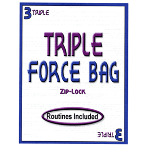 Triple Force ZIP LOCK Bag – Trick - magic tricks