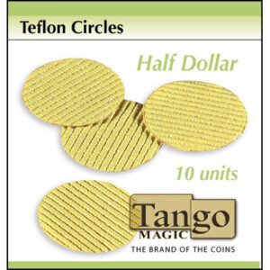 Teflon Circle Half Dollar size (10 units) by Tango -Trick (T001) - magic tricks