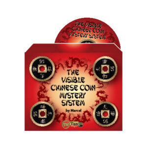 The Visible Chinese Coin Mystery System ( CH015 ) (Gimmicks and DVD) by Marcel and Tango Magic – DVD - magic tricks