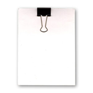 Clip Board (4 Inches X 5.5 Inches) by Uday – Trick - magic tricks