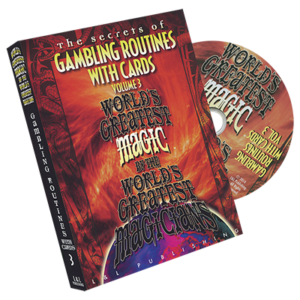 World’s Greatest Magic:  Gambling Routines With Cards Vol 3 – DVD - magic tricks