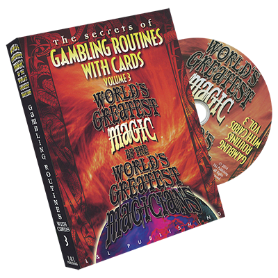 World’s Greatest Magic: Gambling Routines With Cards Vol 3 – DVD - magic tricks