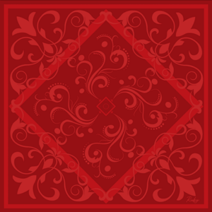 Devil’s Bandana V.3 – Precious Stones Collection by Lee Alex (Ruby Red) - magic tricks