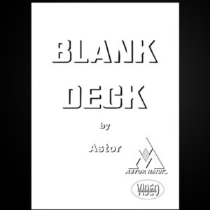 Blank Deck by Astor - magic tricks