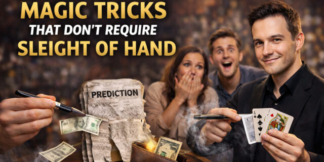 No Sleight of Hand Tricks! - magic tricks