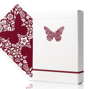 Butterfly Worker Marked Playing Cards (Red) by Ondrej Psenicka - magic tricks