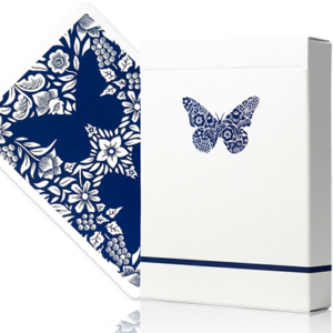 Butterfly Worker Marked V2 Playing Cards (Blue) by Ondrej Psenicka - magic tricks