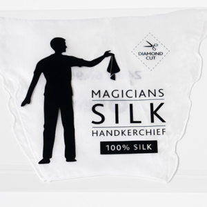 PRO SILK DIAMOND CUT WHITE 36″ by Murphy’s Magic - magic tricks