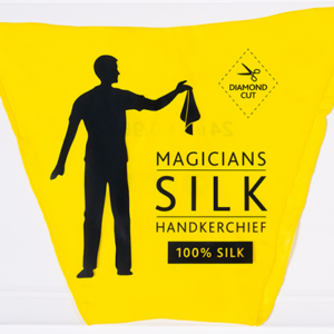 PRO SILK DIAMOND CUT YELLOW 24″ by Murphy’s Magic - magic tricks