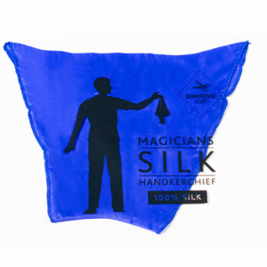 PRO SILK DIAMOND CUT BLUE 18″ by Murphy’s Magic - magic tricks