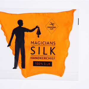 PRO SILK DIAMOND CUT ORANGE 18″ by Murphy’s Magic - magic tricks