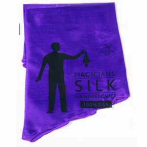 PRO SILK DIAMOND CUT PURPLE 12″ by Murphy’s Magic - magic tricks